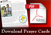 Find prayer cards and the online giving page for LCMS missionaries and personnel.