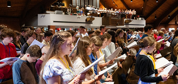 LCMS Worship hosted the 2024 Institute on Liturgy, Preaching and Church Music earlier this month at Concordia University, Nebraska, in Seward, Neb.