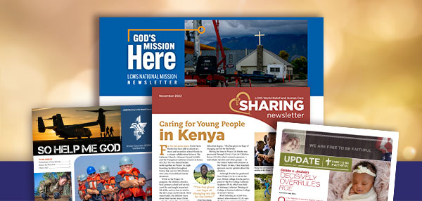 Advent and Christmas media kit — Subscribe to receive LCMS ministry newsletter emails, including God’s Mission Here, the new National Mission newsletter.