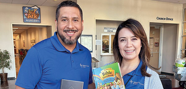 Lutherans Engage the World — Feeding families — Trinity Klein Lutheran Church in Spring, Texas, used a grant to help provide food and Bibles to the community.