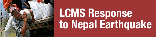 Download bulletin insert and read Reporter story to learn how you can reach out to those suffering in Nepal.